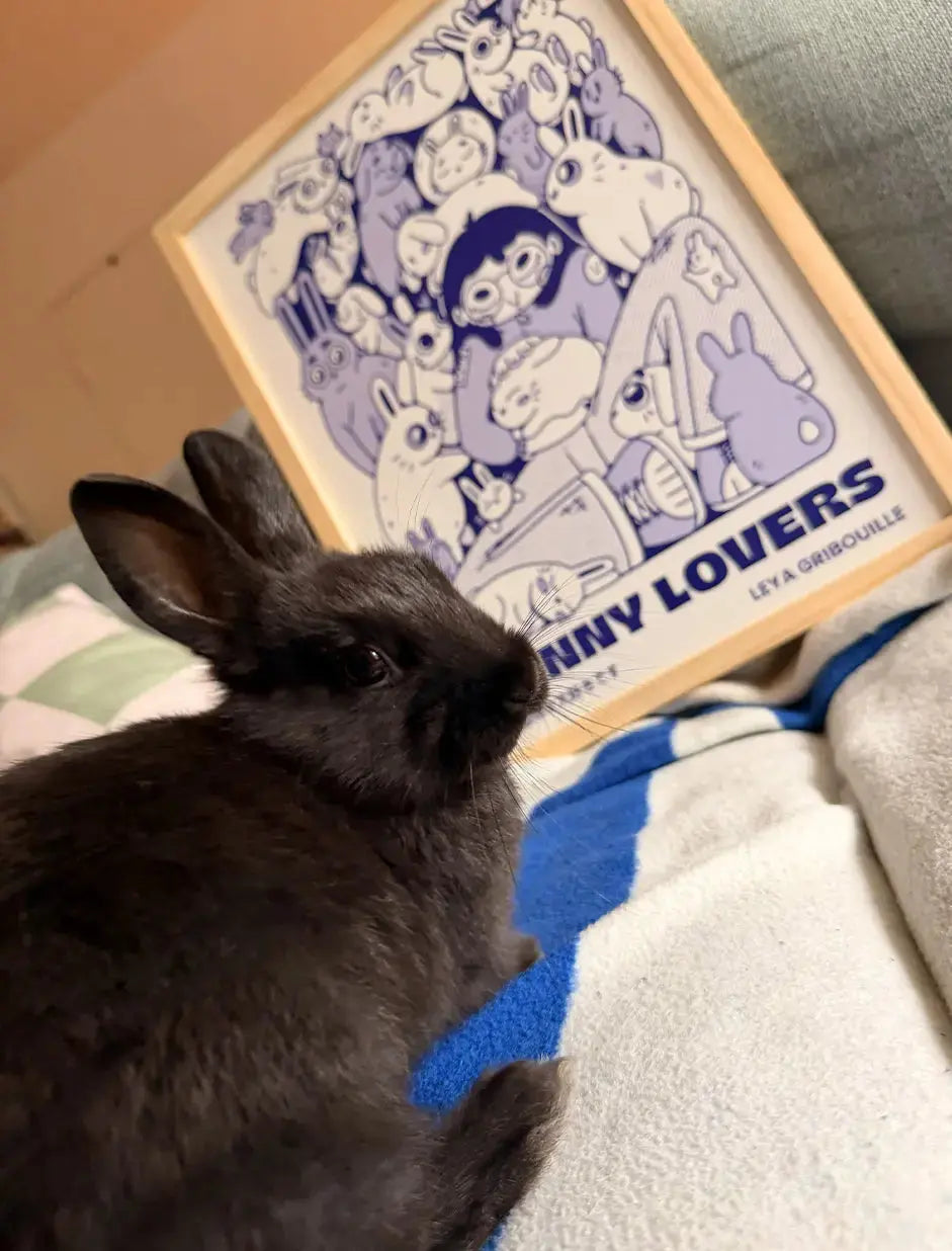 [Affiche] Bunny Lovers Leya Gribouille