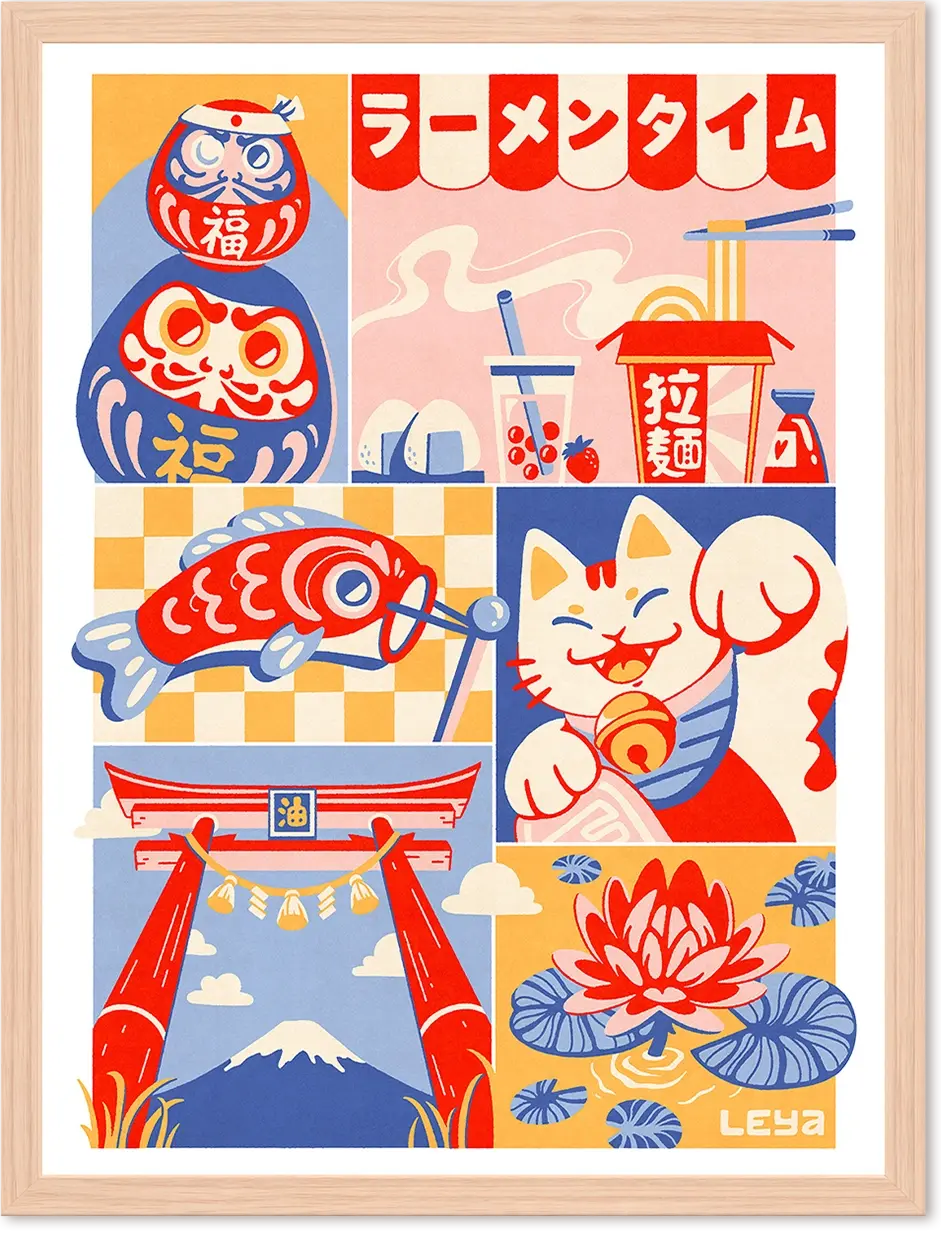 [Affiche] Japan Bento Leya Gribouille