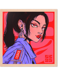 [Affiche] Red Girl Leya Gribouille