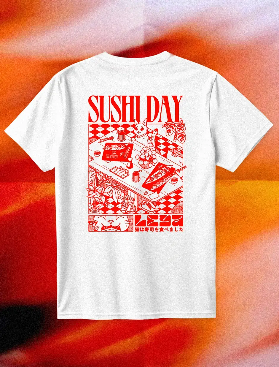 [T-shirt] Sushi Day Leya Gribouille