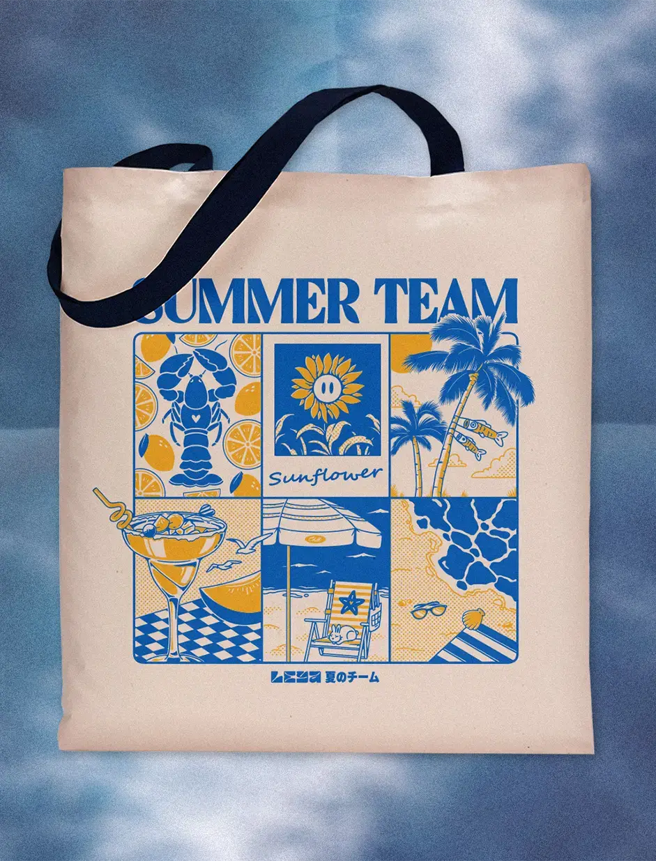 [Totebag] Summer Team Leya Gribouille